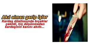 BOLU’DA KARDEŞ KARDEŞİ BIÇAKLADI