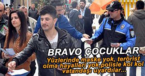 BOLU'DA POLİS ÖĞRENCİ DAYANIŞMASI