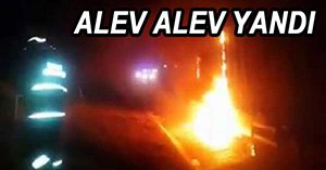 BOLU'DA TIR YANGINI...