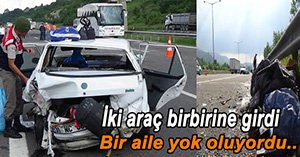 BOLU'DA TRAFİK KAZASI: 4 YARALI