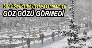 BOLU'DAN KIŞ MANZARALARI...