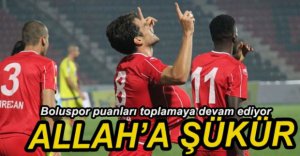 BOLUSPOR'A BİR PUAN MORALİ