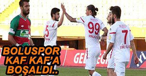 BOLUSPOR KARŞIYAKA'YI GOLE BOĞDU