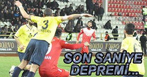 BOLUSPOR SON SANİYE GOLÜYLE YIKILDI...