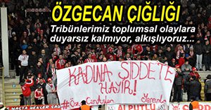 BOLUSPOR TARAFTARI ÖZGECAN'I UNUTMADI