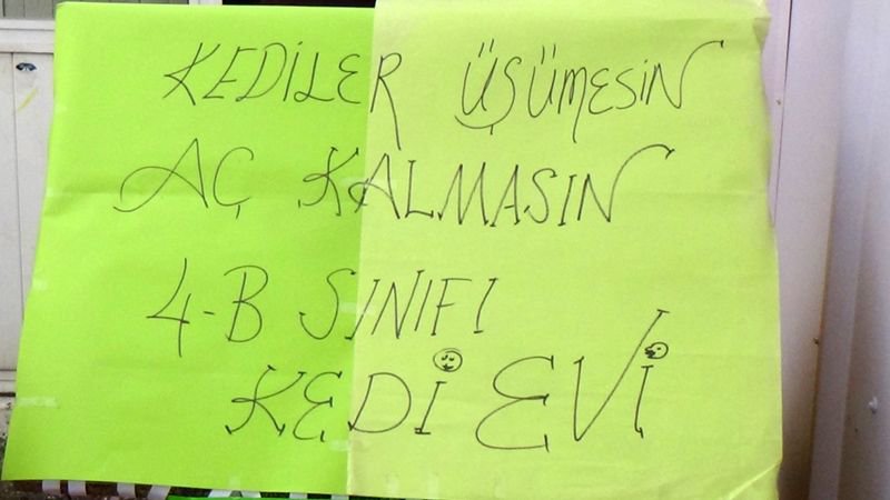 ÖĞRENCİLERDEN İNSANLIK DERSİ!