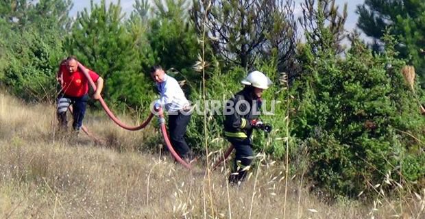 SARICALAR'DA KORKUTAN YANGIN!