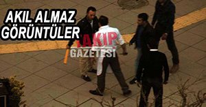 CADDE DE BIÇAKLI SOPALI KAVGA