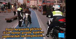 CADDEDE YÜRÜYEN İNSANLARI BEZDİRDİLER...