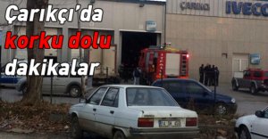 ÇARIKÇI TRANSTA YANGIN