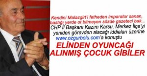 CHP İL BAŞKANI KARSU O İDDİALARA YANIT VERDİ
