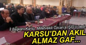 CHP İL BAŞKANI'NDAN AKIL ALMAZ SÖZLER
