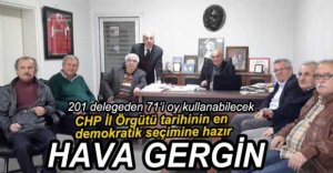 CHP KONGRESİ ÖNCESİNDE GERGİN HAVA
