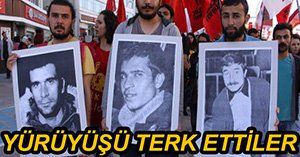 CHP‘Lİ BAŞKANLAR YÜRÜYÜŞÜ TERKETTİ