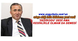 COŞKUNYÜREK'TEN İSTİFA AÇIKLAMASI