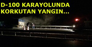 D-100’DE KORKUTAN YANGIN
