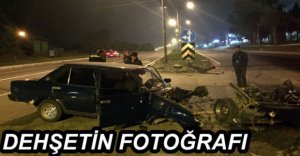 DEHŞETE DÜŞÜREN KAZA