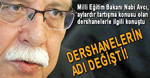 DERSHANE KAVRAMI KALKTI!