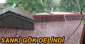 DOLU YAĞIŞI HAYATI FELÇ ETTİ..