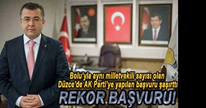 DÜZCE'DE ADAY ADAYI BEREKETİ!