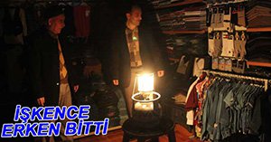 ELEKTRİK KESİNTİSİ SON BULDU...