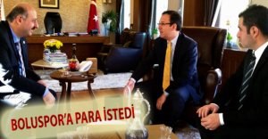 ERCOŞKUN SPORA DESTEK İSTEMEYE GİTTİ!