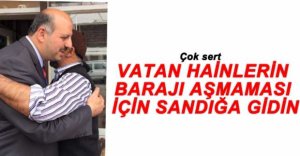 ERCOŞKUN'DAN HDP'YE SERT SÖZLER