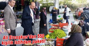 ERCOŞKUN'DAN İSTİHDAM PAKETİ!