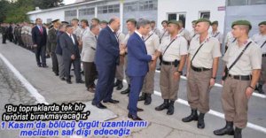 ERCOŞKUN'DAN TERÖR ODAKLARINA SERT TEPKİ