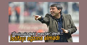 ERGİNER, İSTİFA SESLERİNİ DUYMADI