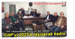 ESKİ BAŞKANLARDAN KARSU'YA DESTEK