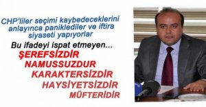 FATİH METİN'DEN CHP'LİLERE SERT SÖZLER