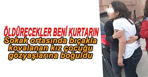 GENÇ KIZ KORKUDAN GÖZYAŞLARINA BOĞULDU