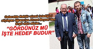 GENÇ ÖĞRENCİNİN HEDEFİ ÇOK BÜYÜK...