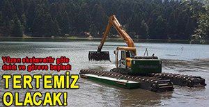 GÖLCÜK GÖLÜ TEMİZLENİYOR!