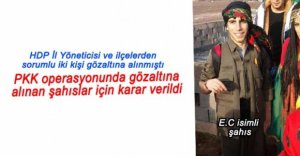 GÖZALTINA ALINAN İKİ KİŞİ TUTUKLANDI