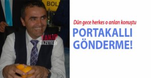 GÜLEREK PORTAKAL SOYDU!
