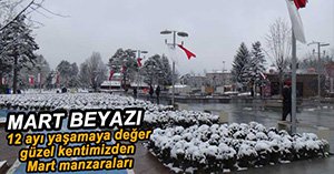 GÜNE BEYAZ ÖRTÜYLE UYANDIK