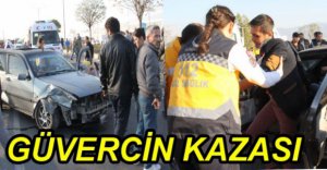 GÜVERCİNE ÇARPMAMAK İÇİN KAZA YAPTI