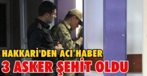 HAKKARİ'DEN ACI HABER GELDİ