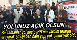 İHH'NIN YARDIM TIR'LARI SURİYE'YE YOLA ÇIKTI
