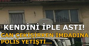 İNTİHAR EDERKEN POLİSLER TARAFINDAN KURTARILDI...