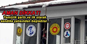 İTFAİYE CAN GÜVENLİĞİ İÇİN KAR TEMİZLİĞİ YAPTI