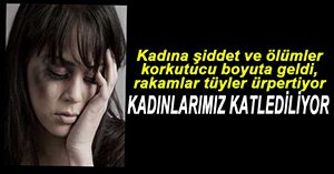 KADINA ŞİDDET BİTMEK BİLMİYOR...