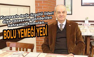 KAHRAMAN KOMUTANIMIZ BOLU DAĞI'NDA MOLA VERDİ...