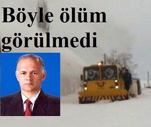 KAR MAKİNESİNİN ARASINDA CAN VERDİ