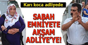 KARI KOCA SAVCI KARŞISINA ÇIKTI!