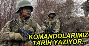 KOMANDOLARIMIZ SAHAYA İNDİ