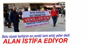 MAHMUT ALAN SİYASETE ARA VERİYOR