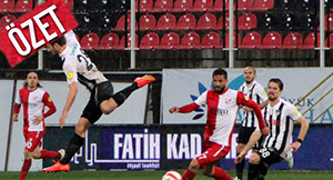 MANİSASPOR:1 - BOLUSPOR:2  MAÇIN ÖZETİ!